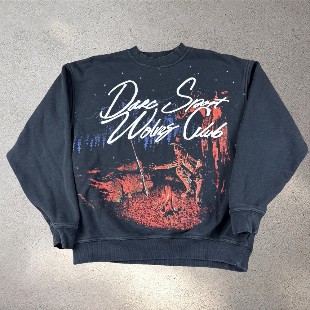 Darc Sport Wolves Club 329/1000 Outdoor Western Pullover SweatShirt Men's Size M